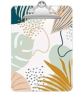 Rimilak Plastic Clipboards with Metal Clip, A4 Letter Size 9" x 12.5" Office Decorative Clipboard...