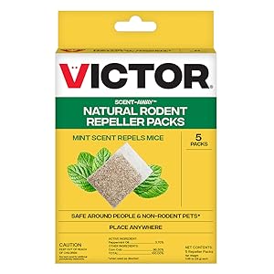 Victor Scent-Away Natural Rodent Repeller Packs