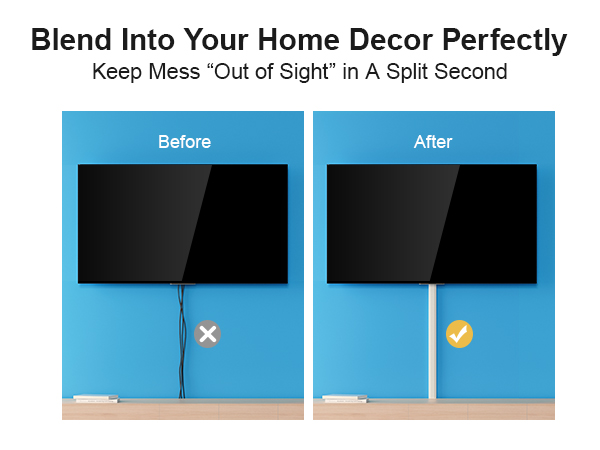 cord hider wall mounted tv