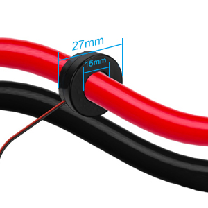 the new electric cable with the red cable