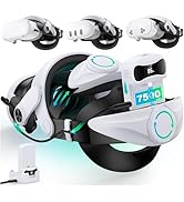 Mocagen Head Strap for Meta Quest 3S/Quest 3/Quest 2 with Digital Display Battery Pack &amp; Charger ...