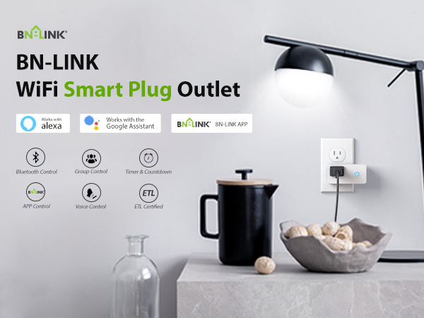 BN-LINK WiFi Smart Plug Outlet