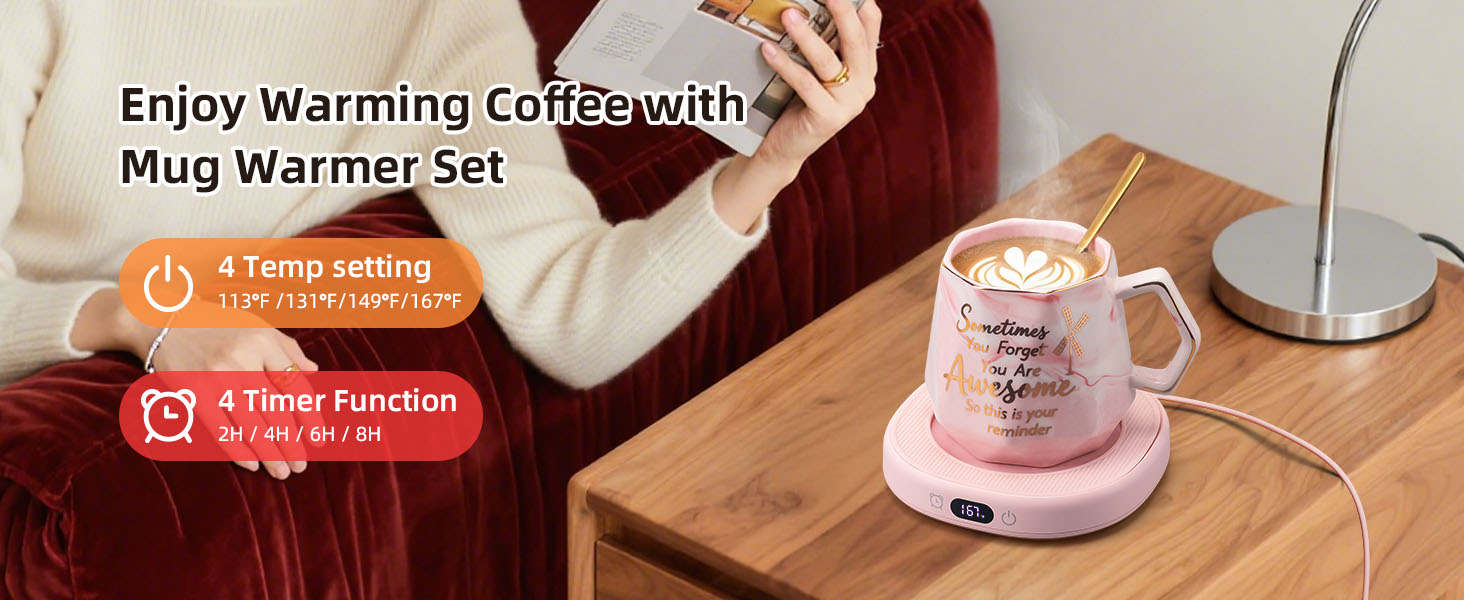 coffee mug warmer set