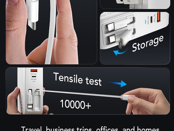 travel charger for multiple devices