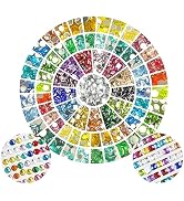 Beads for Rhinestone Diamond Painting Kits, Diamond Painting Accessories, 46000 Pcs Flatback Rhin...