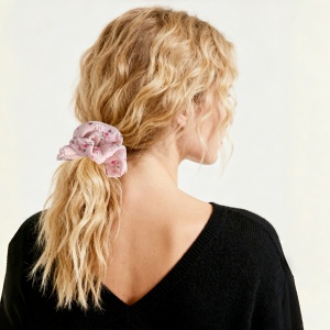 pink scrunchies