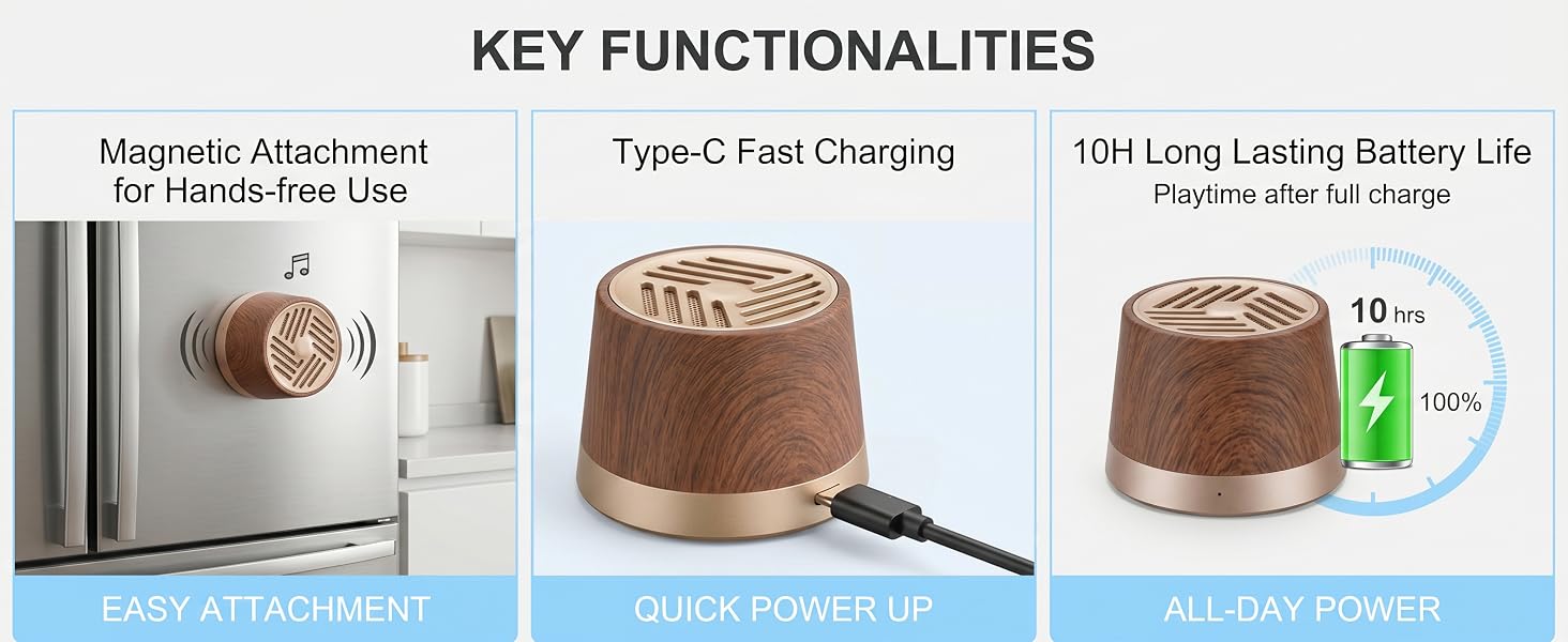 bluetooth speaker magnetic