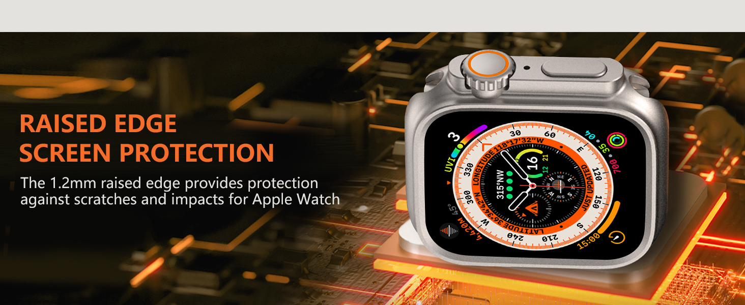 Raised Edge Screen Protection