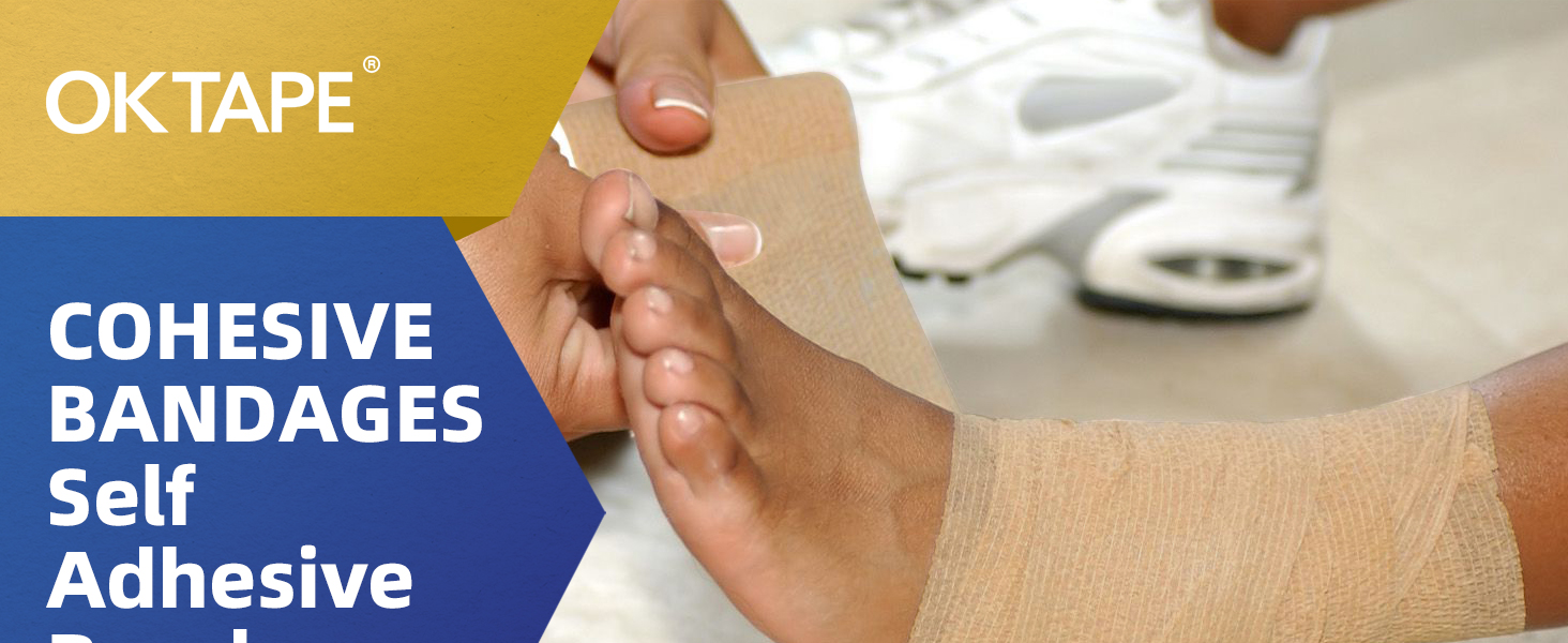 cohesive bandage self adhesive wrap