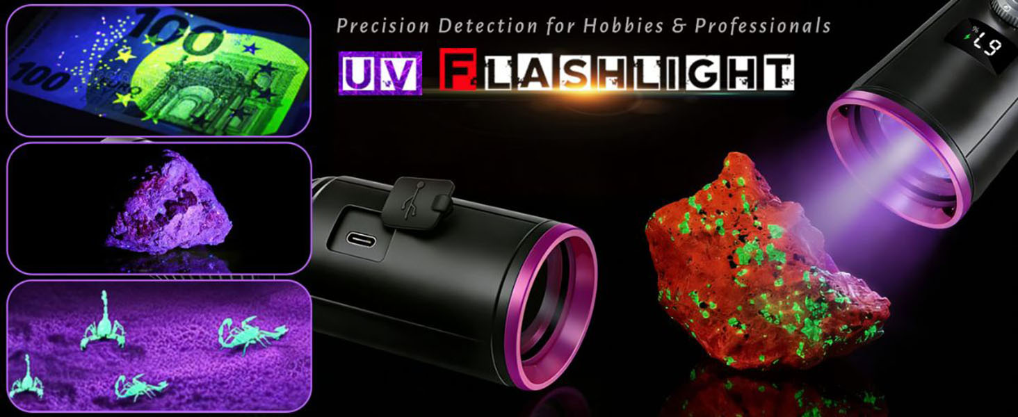 365 nm uv flashlight