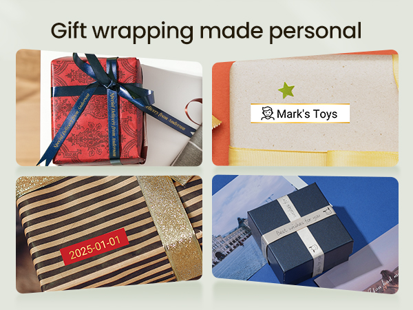 Phomemo D30 label maker machine with tape