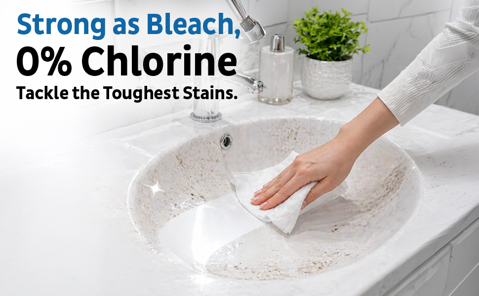 easy clean multi surface wipes, bleach additive all purpose cleaning towel, xl size