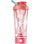 VOLTRX VortexBoost Electric Shaker Bottle, USB C Rechargeable Protein Shake Mixer, Shaker Cups fo...