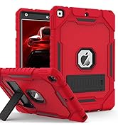 ZoneFoker Case for iPad 9th/8th/7th Generation 2021/2020/2019(10.2 inch), Heavy Duty Shockproof R...