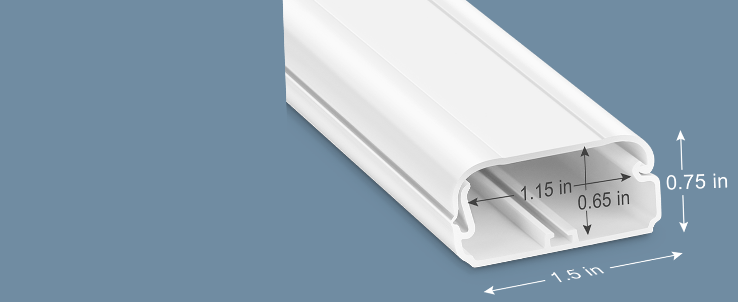 hiding cords on wall