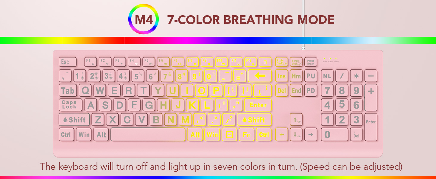 lighted keyboard
