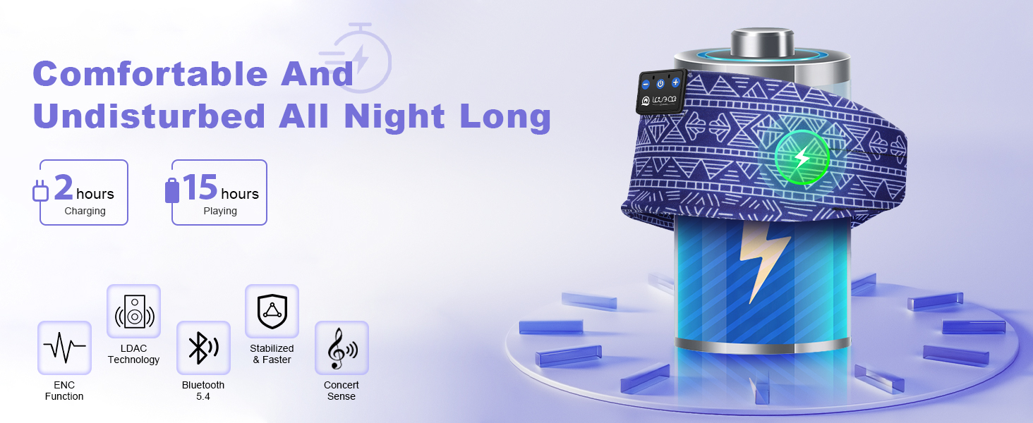 LOVE EYE Bluetooth Headband Headphones