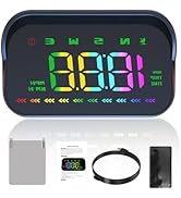 Windshield Head Up Display for Car, GPS Digital Speedometer for Car HUD Projector Car Speedometer...