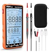 FKM Digital Multimeter Tester Auto-Ranging TRMS 6000 Counts Smart Rechargeable Voltmeter Electric...