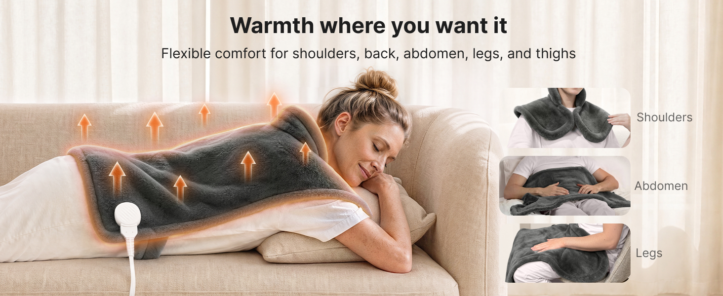 weighted heating pad for full body