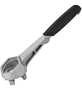 DURATECH Aluminum Drum Wrench, 3-in-1 Bung Wrench, Barrel Opener Tool for Opening 10 15 20 30 55 ...
