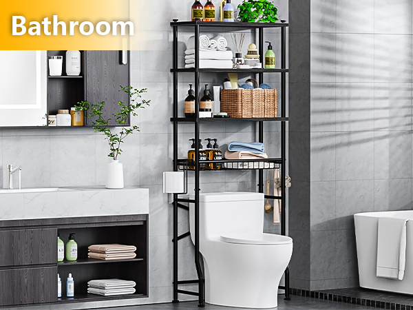 bathroom over the toilet organizer