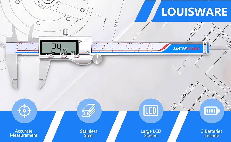 Digital Caliper,Vernier Caliper Measuring Tool