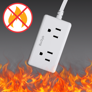 flat plug power strip