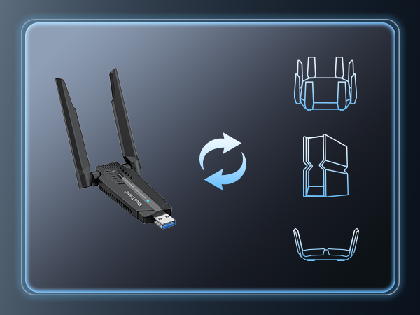 Linux USB WiFi Adapter Works with a Wide Range of WiFi Routers and Mesh Systems