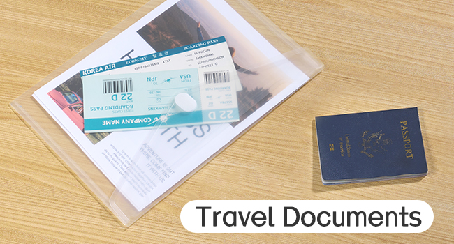 file foler for travel document