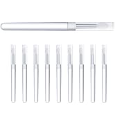 10Pcs White Silicone Nail Art Brushes,Reusable Nail Brushes,Nail Art Brushes,Silicone Nail Brush ...