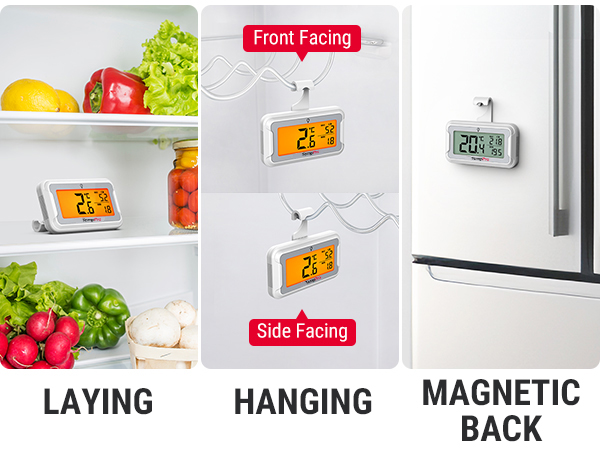 refrigerator thermometer 2 pack
