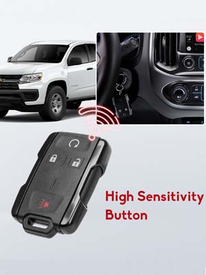 NPAUTO Key Fob Fits for Chevy Silverado GMC Sierra 1500 2500 HD 3500 HD Chevy Colorado