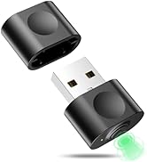 aMZCaSE Mouse Jiggler Undetectable,USB Mouse Mover Jiggler with Switch Button,Automatic Mouse Sha...