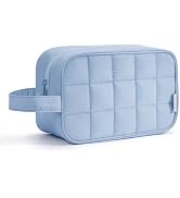 Narwey Travel Toiletry Bag for Women Girl, Travel Bags for Toiletries Traveling Women, Quilted Pu...