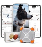 Molly&amp;Cody Smart Dog &amp; Cat GPS Tracker, 4 Smart Modes Real-Time Pet Tracker with Custom Virtual F...