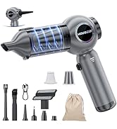 houscly Car Vacuum Portable Cordless 25000Pa High Power Small Vacuum Cleaner 4-in-1 Compressed Ai...