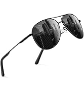 phikttu Sunglasses Men Polarized Aviator Sunglasses for Men Women Fishing Driving Sun glasses Met...