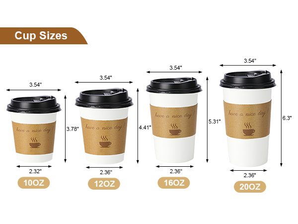 paper coffee cups with lids