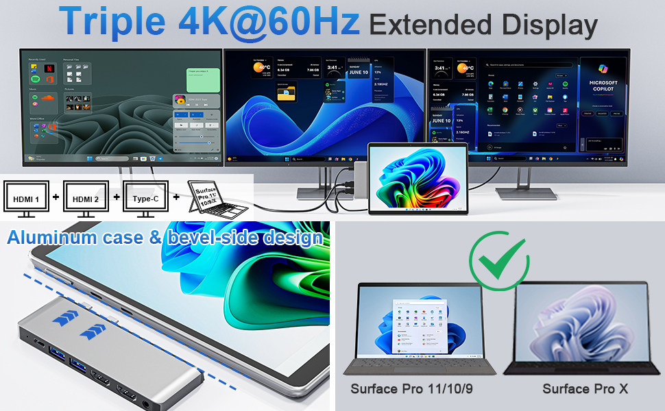 surface pro 11 hub