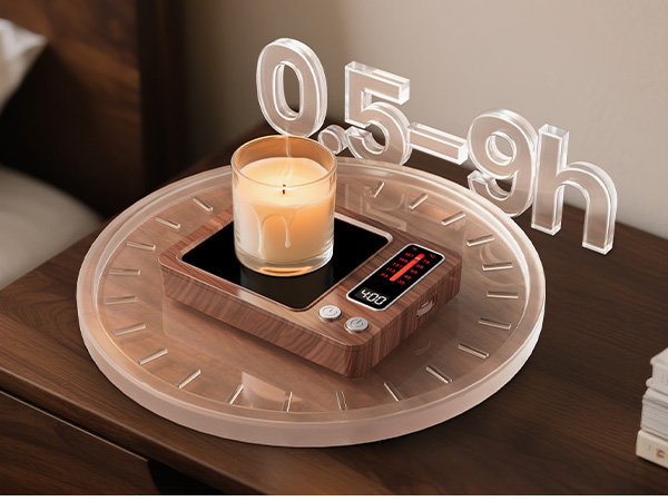 candle warmer plate 0.5-9H timer