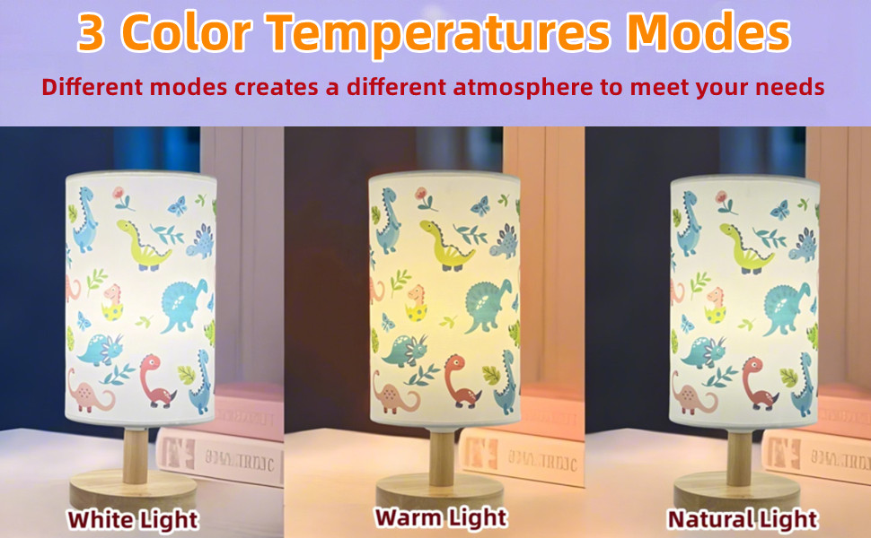 Dinosaur Bedside Table Lamp for boys bedroom