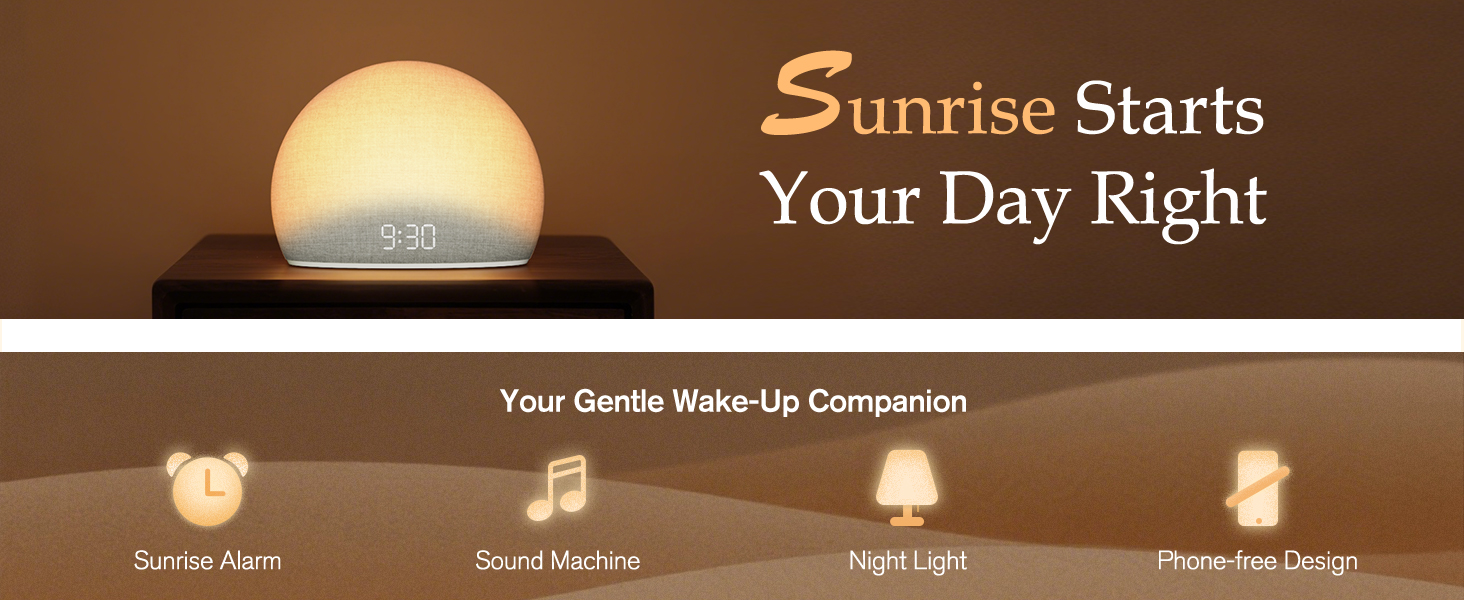 sunrise alarm clock