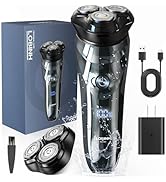 LOBINH Electric Razor for Men, 3D Rechargeable Waterproof IPX7 Electric Shaver for Men Wet &amp; Dry,...