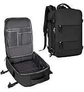 coowoz Large Travel Backpack For Women Men,Carry On Backpack,Hiking Backpack Waterproof Outdoor S...