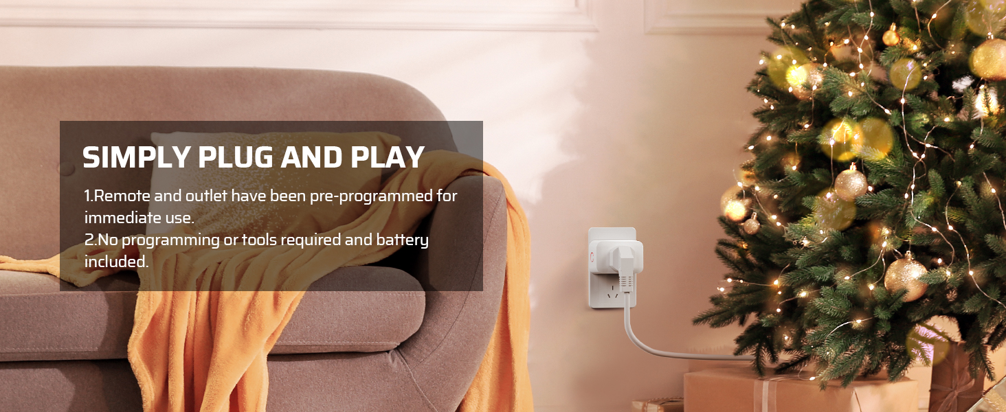 indoor remote control outlet