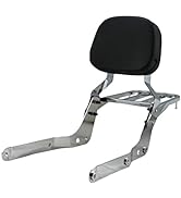 Sissybar Backrest and Luggage Rack for Honda Shadow Aero VT750C 2004-2023 (Chrome Finished)