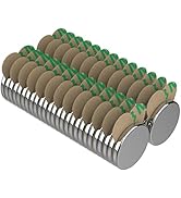 Magnetpro Neodymium Magnet 8x1 mm with Self-Adhesive Dots Magnetized in Pairs Used Exclusively fo...