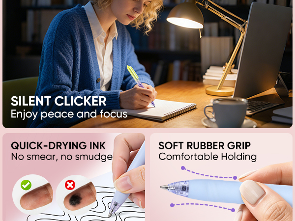 Silent Gel Pens