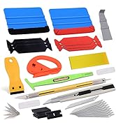 Vehicle Vinyl Wrap Tool Kit Car Wrap Kit Include Vinyl Squeegee, Film Cutter, Air Release Pin, Ut...